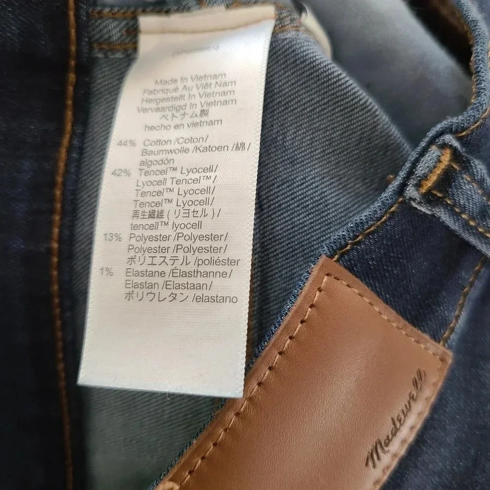 New Madewell 10" High-Rise Skinny Jeans 28 - Picture 10 of 11